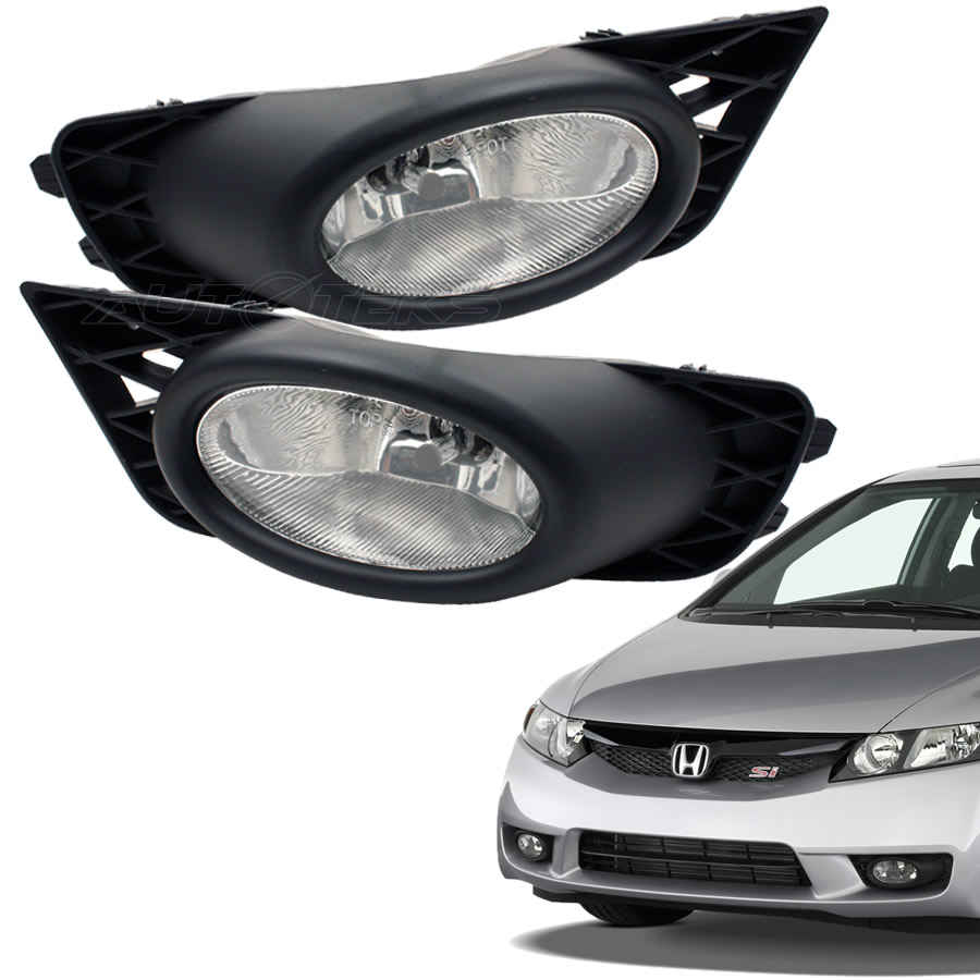 Kit Faros Niebla Civic Sedan 4p 2009 2010 2011 1 169 00 En Mercado